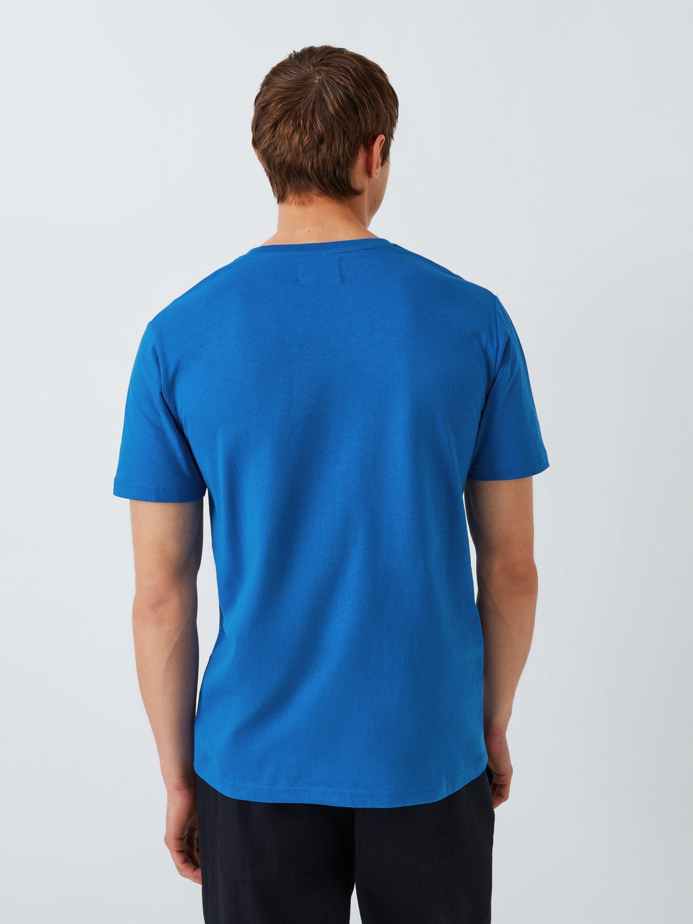 Product image 2 of 6, which shows WOOD WOOD WWAce Cotton T-shirt, Galaxy Blue, S