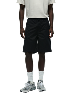 WOOD WOOD WWfallon Cotton Blend Shorts, Black