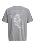 Jack & Jones Kids' Miko Cotton Logo T-Shirt, Ultimate Grey
