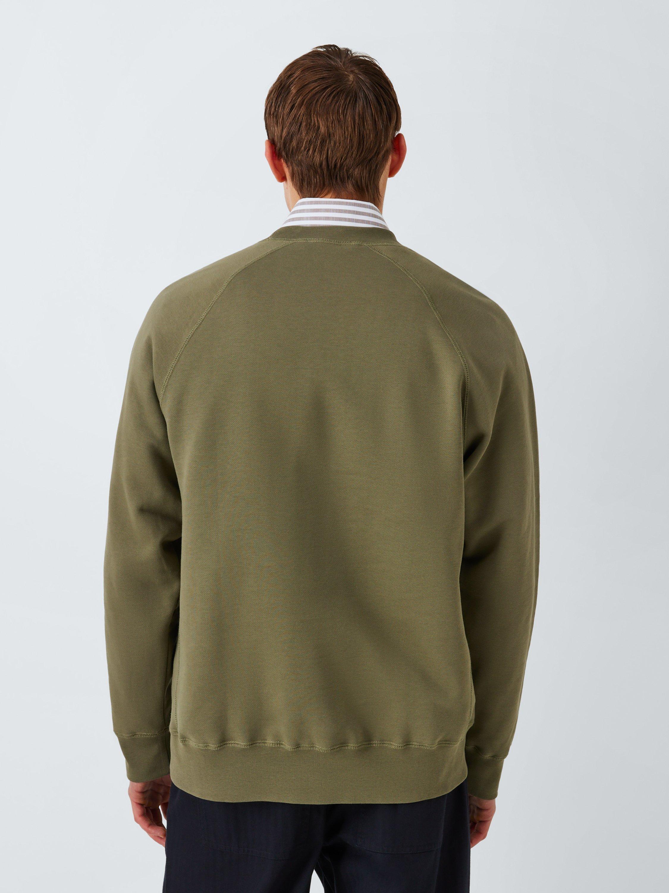 Product image 2 of 6, which shows WOOD WOOD Hester Butterfly Logo Sweatshirt, Dusty Olive, S
