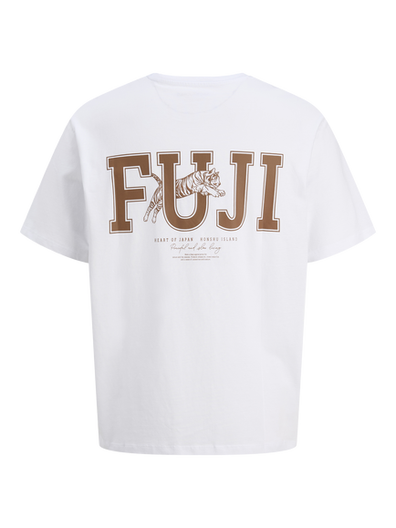 Jack & Jones Kids' Cotton Back Print T-Shirt, White - view 2, White