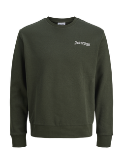 Jack & Jones Kids' Yuki Cotton Rich Logo Print Jumper, Duffel Bag, Duffel Bag