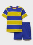 Crew Clothing Kids' Short Pyjama Set, Multi Yellow