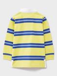Crew Clothing Kids' Cotton Long Sleeved Striped Rugby Shirt, Multi