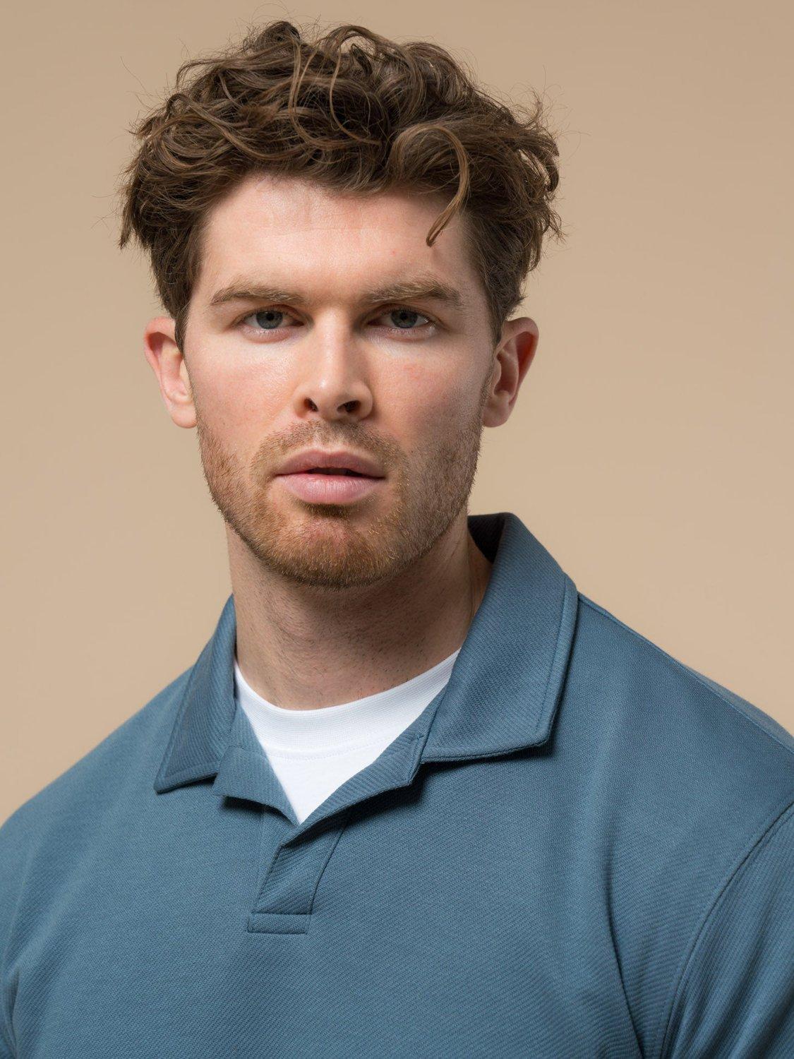 Product image 2 of 11, which shows Penfield Cahoon Cotton Blend Rugby Shirt, Blue Fusion, S