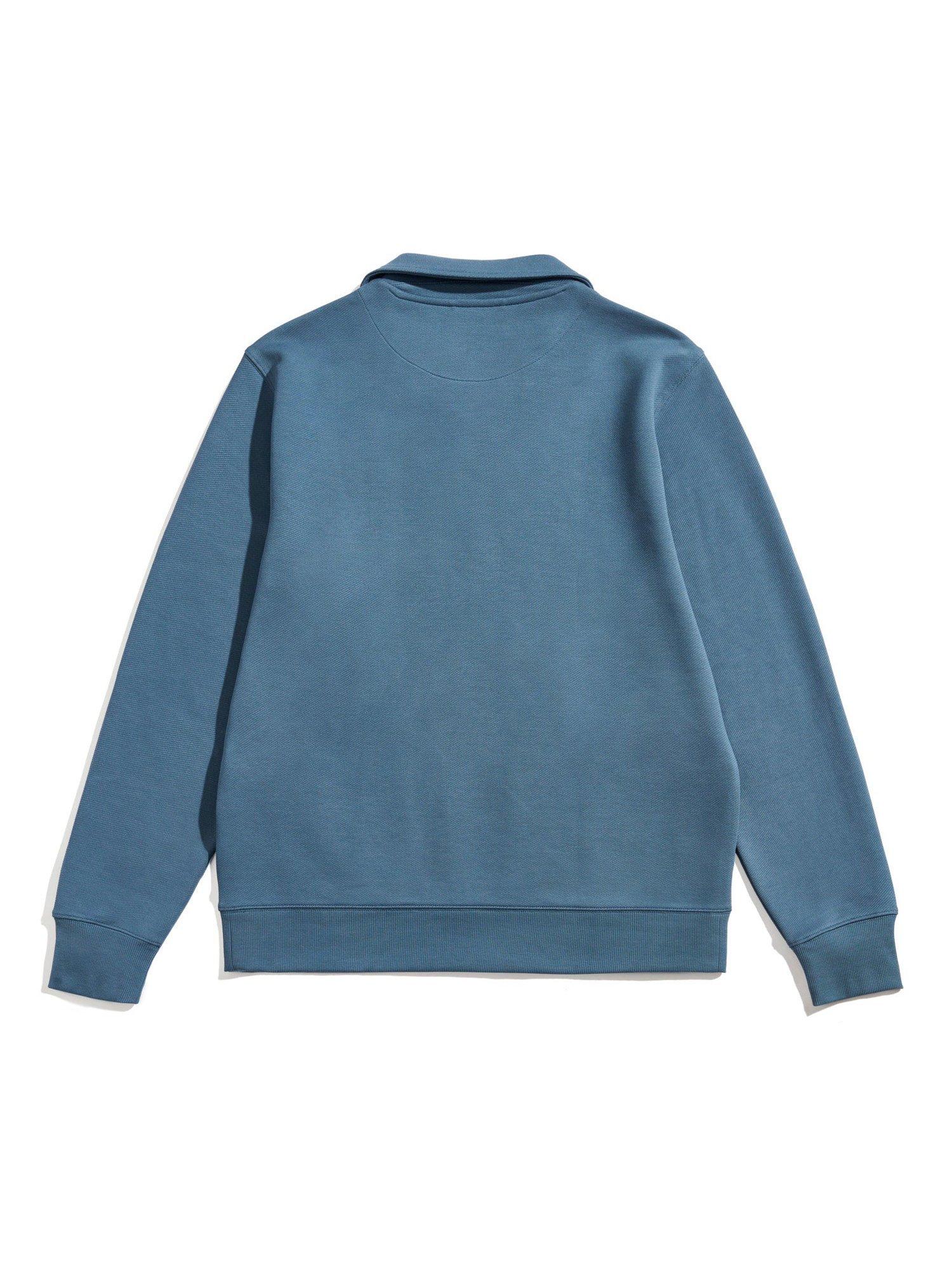 Product image 7 of 11, which shows Penfield Cahoon Cotton Blend Rugby Shirt, Blue Fusion, S