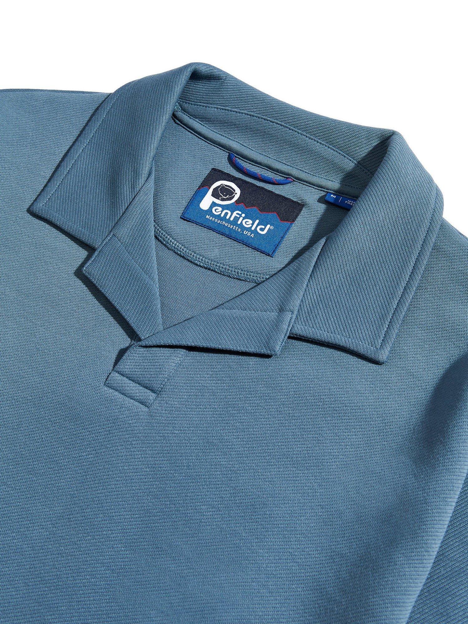 Product image 8 of 11, which shows Penfield Cahoon Cotton Blend Rugby Shirt, Blue Fusion, S