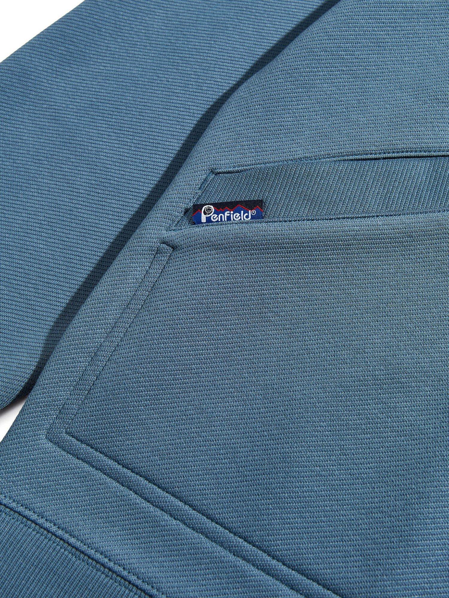 Product image 9 of 11, which shows Penfield Cahoon Cotton Blend Rugby Shirt, Blue Fusion, S
