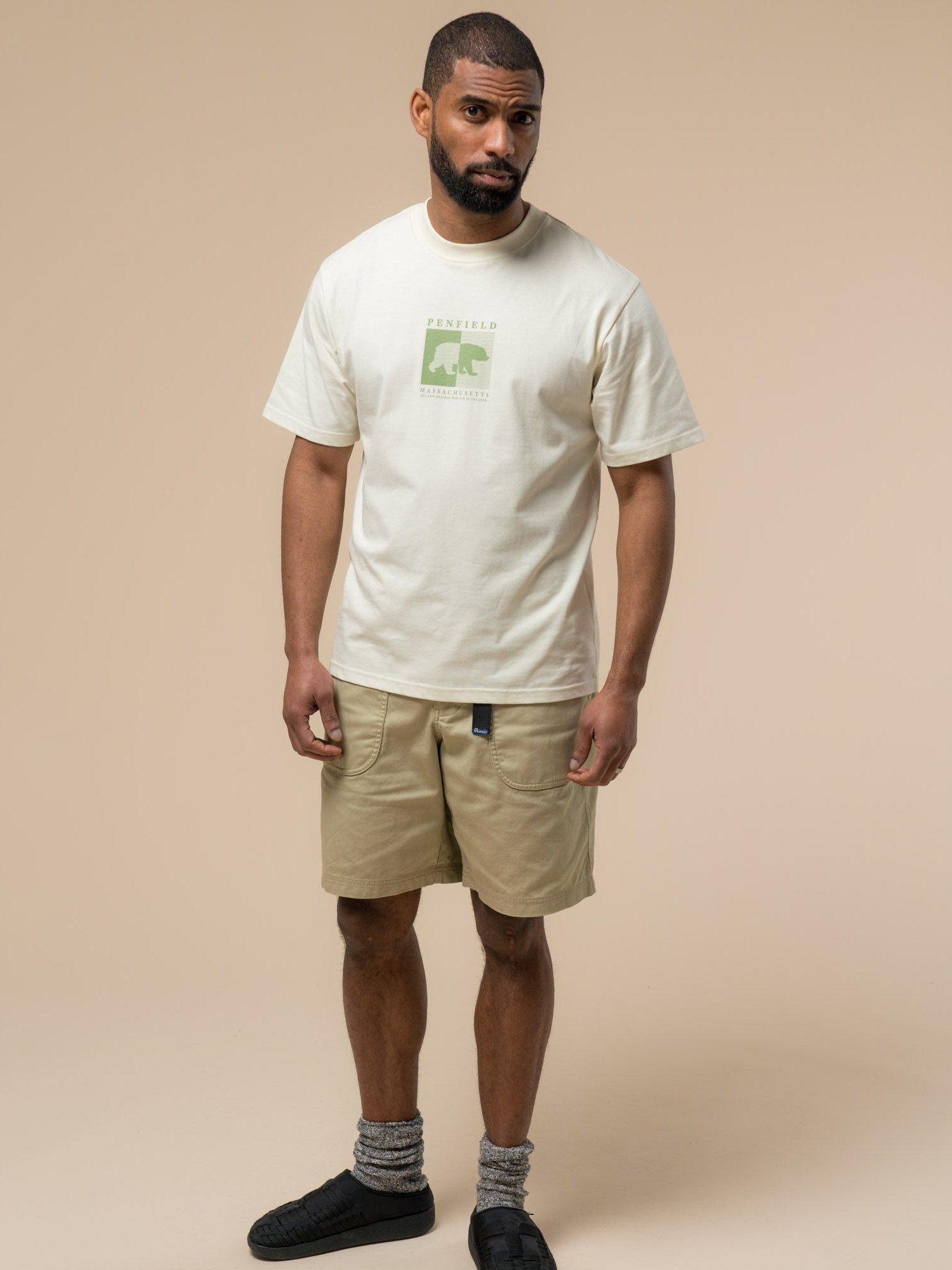Product image 3 of 9, which shows Penfield Felton Cotton Shorts, Fields Of Rye, 30