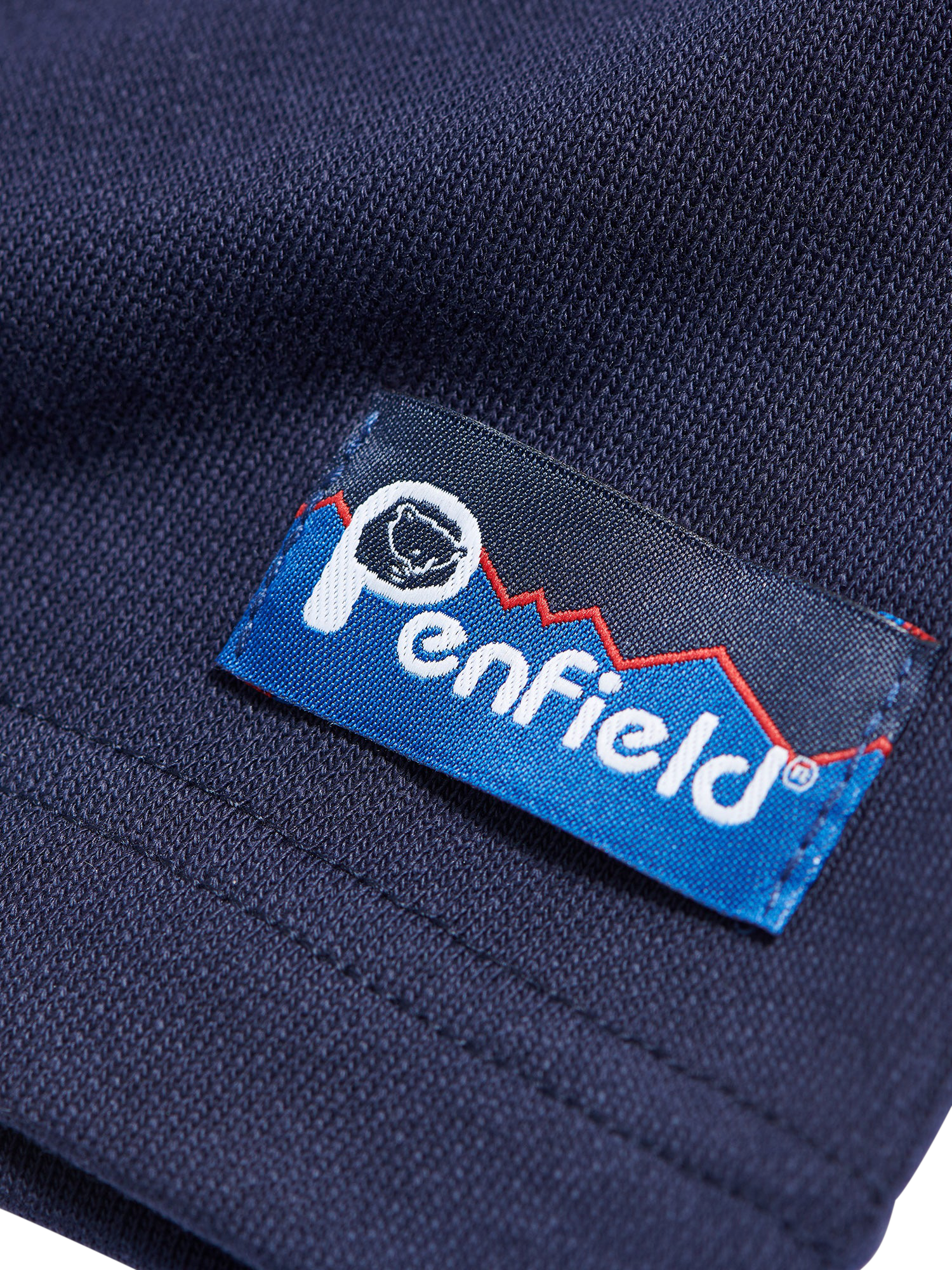 Product image 2 of 4, which shows Penfield Original Logo Sweat Shorts, Navy Blazer, S
