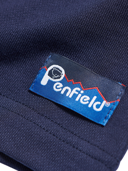 Penfield Original Logo Sweat Shorts - view 2, Navy Blazer