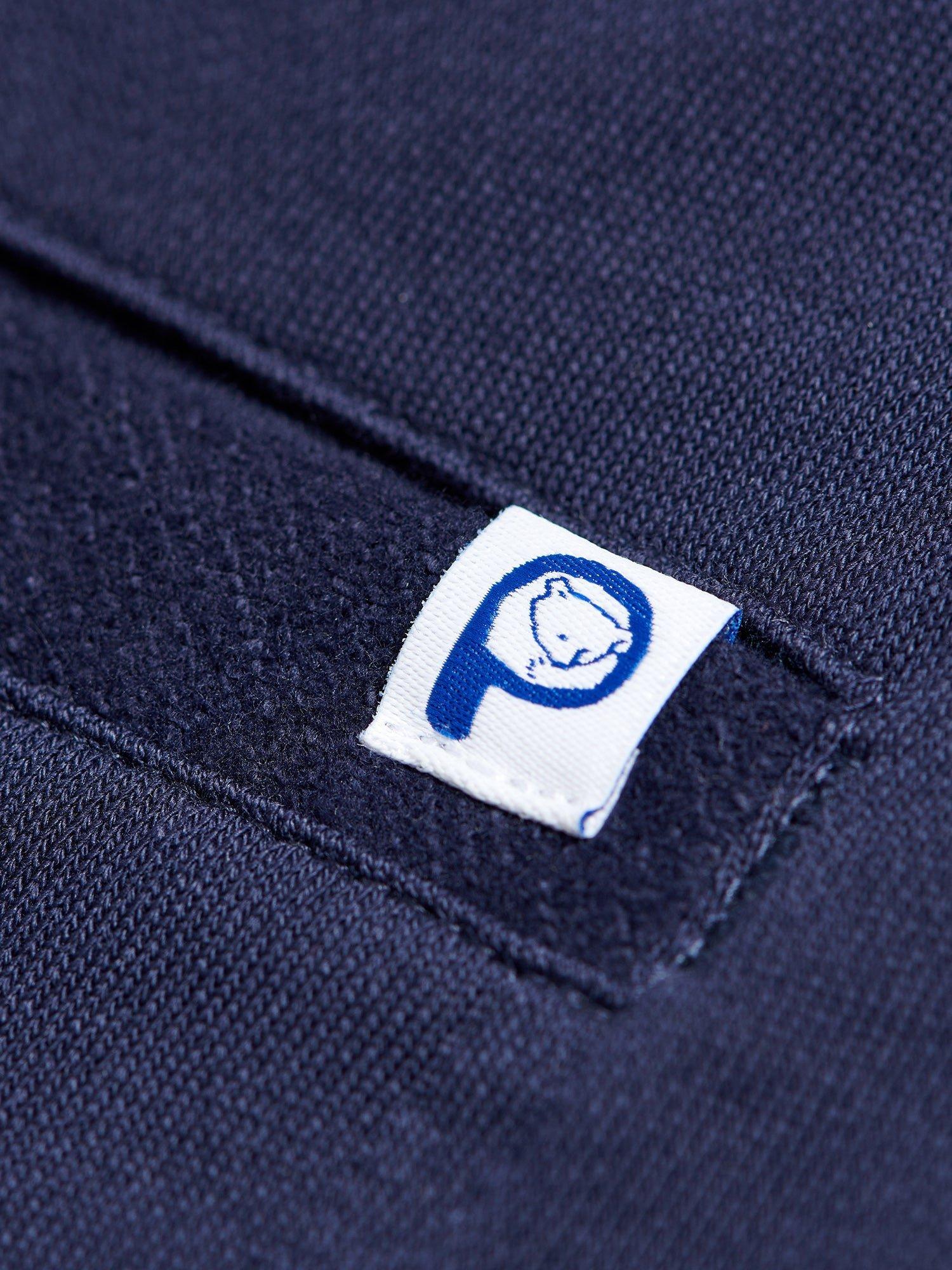 Product image 3 of 4, which shows Penfield Original Logo Sweat Shorts, Navy Blazer, S