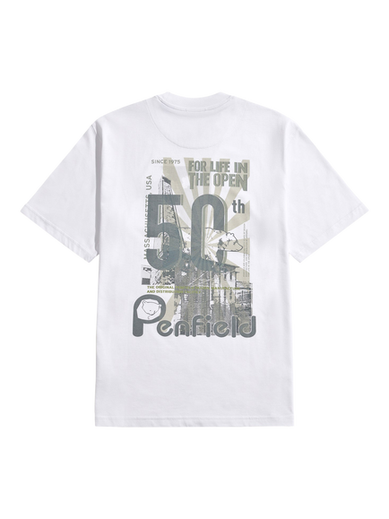 Penfield 50th Anniversary Photo Print T-Shirt, Bright White - view 2, Bright White
