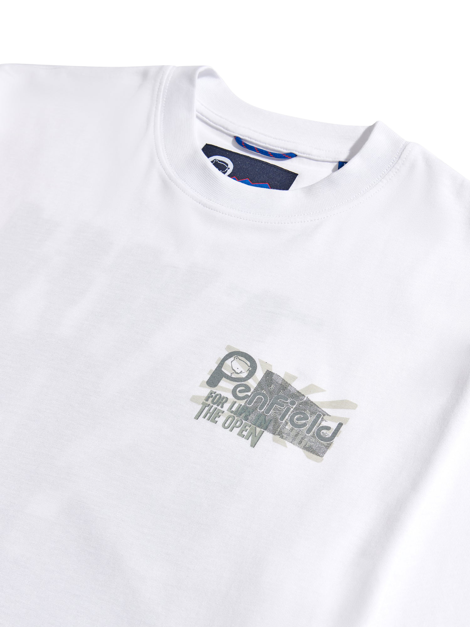 Product image 4 of 5, which shows Penfield 50th Anniversary Photo Print T-Shirt, Bright White, S