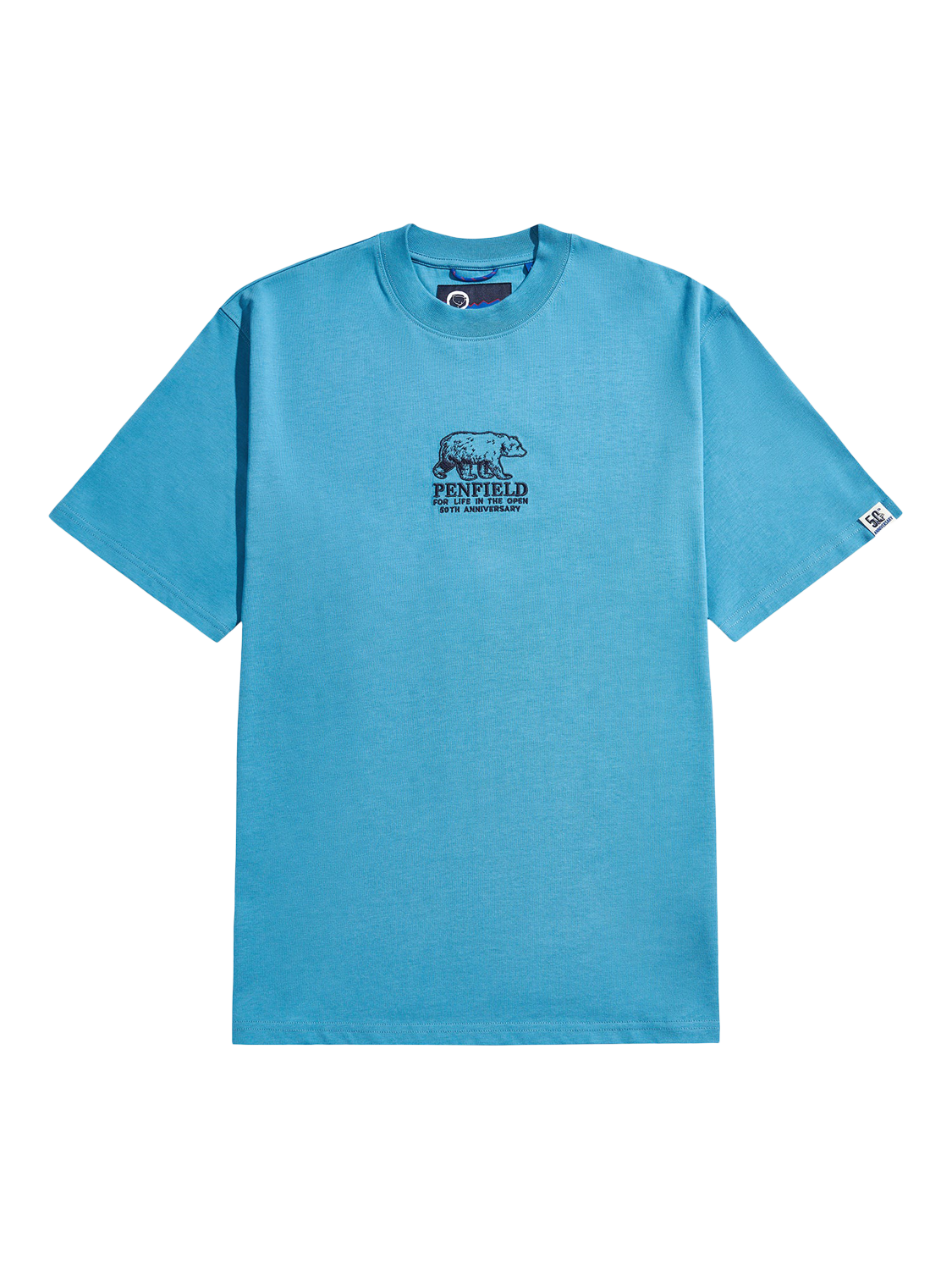 Product image 1 of 4, which shows Penfield 50th Anniversary T-Shirt, Niagara, S