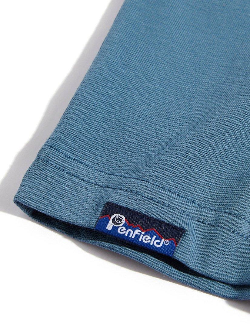 Product image 10 of 11, which shows Penfield Block Landscape Graphic Cotton T-Shirt , Blue Fusion, S
