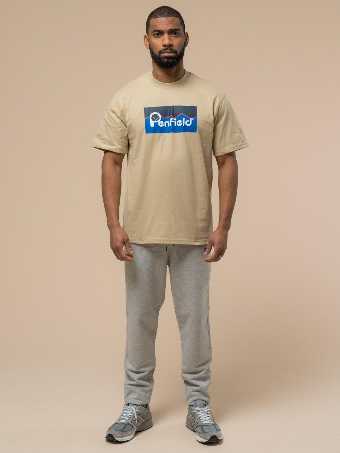 Product image 3 of 8, which shows Penfield Large Original Logo Cotton T-Shirt, Fields Of Rye, S