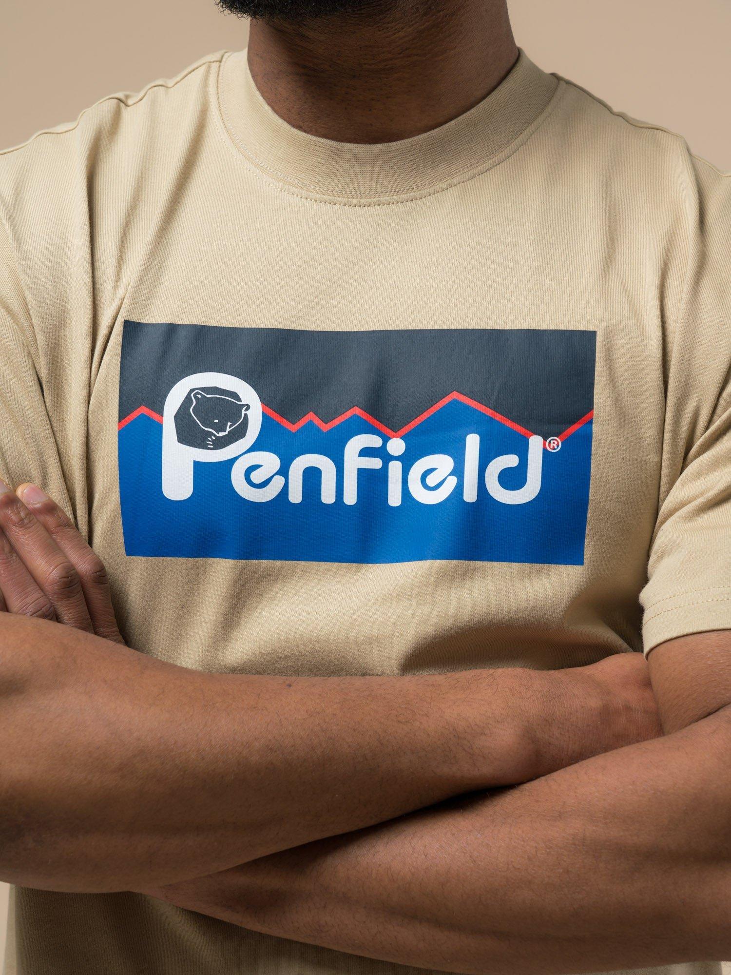 Product image 4 of 8, which shows Penfield Large Original Logo Cotton T-Shirt, Fields Of Rye, S