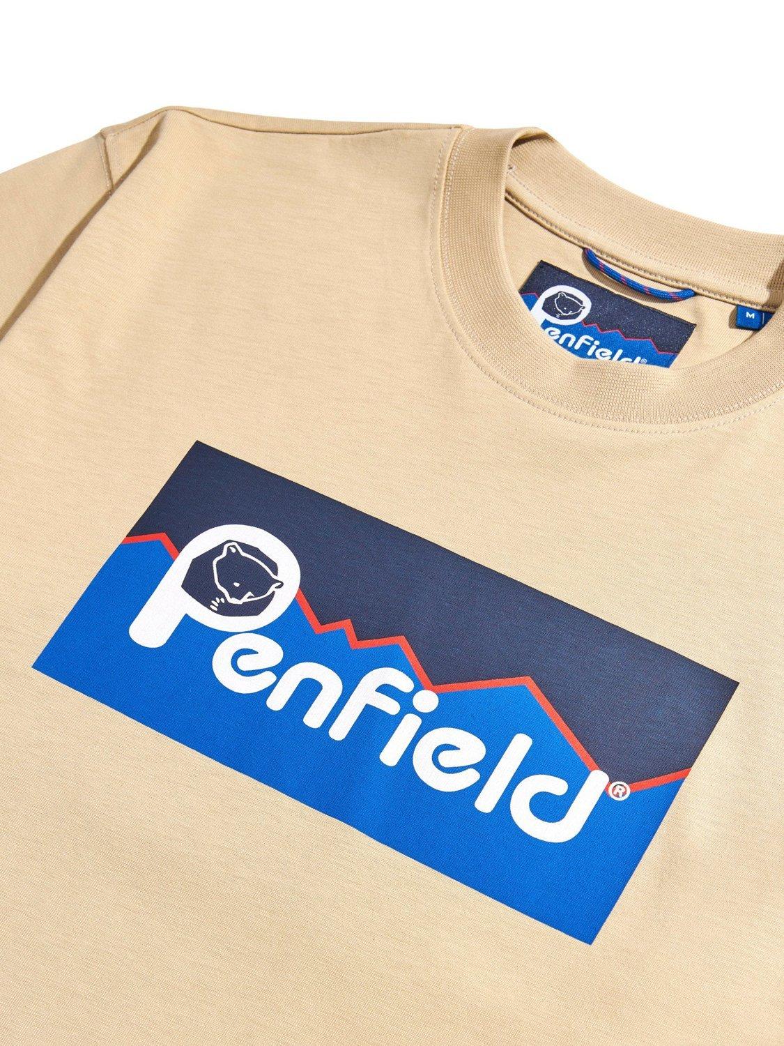 Product image 8 of 8, which shows Penfield Large Original Logo Cotton T-Shirt, Fields Of Rye, S