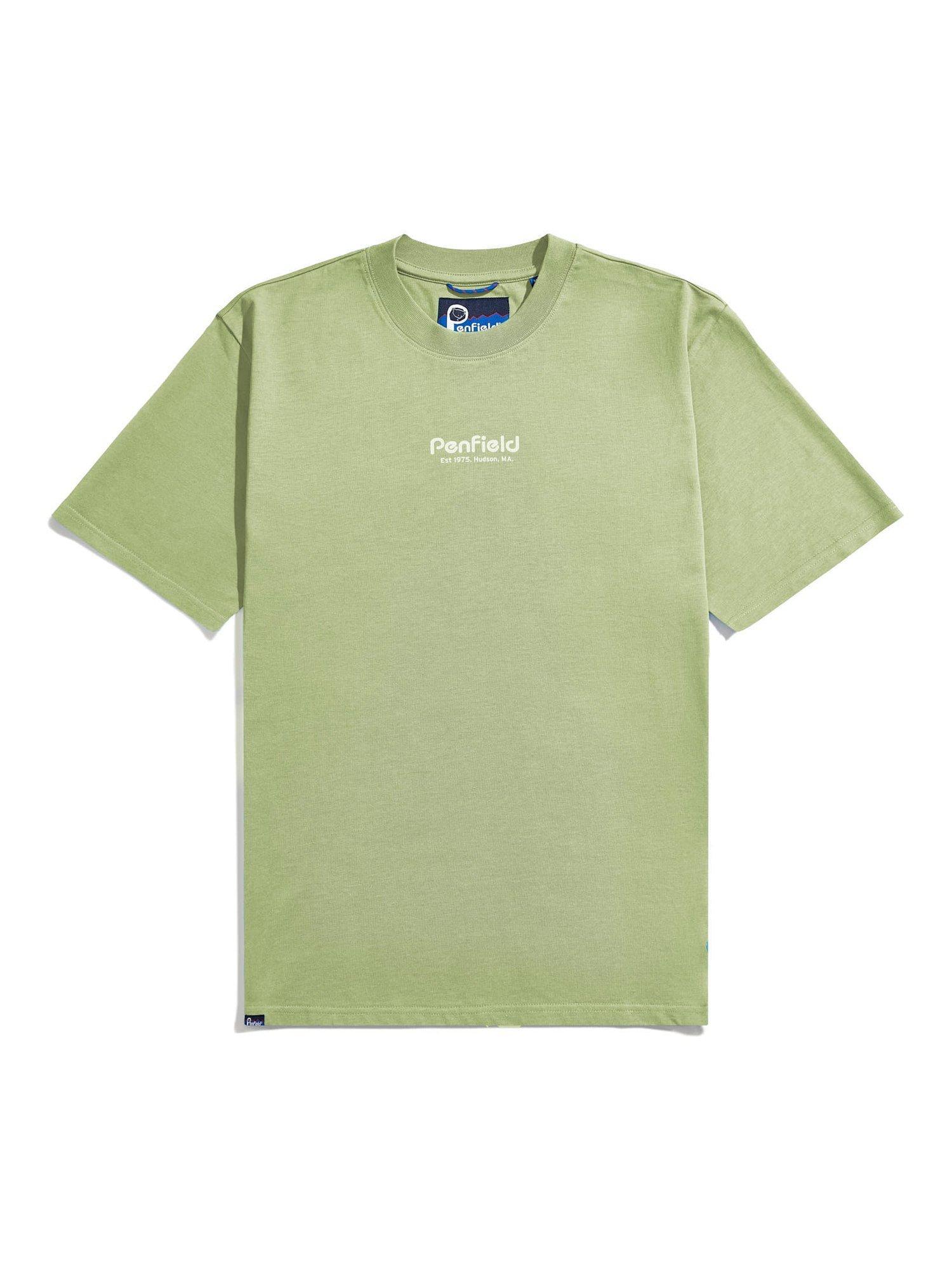 Product image 6 of 10, which shows Penfield Pocket Circle Landscape Graphic Cotton T-Shirt, Mistletoe, S