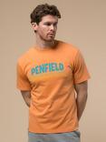 Penfield Cotton Retro Print T-Shirt, Golden Ochre