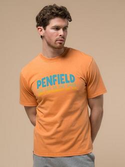 Penfield Cotton Retro Print T-Shirt, Golden Ochre, Golden Ochre