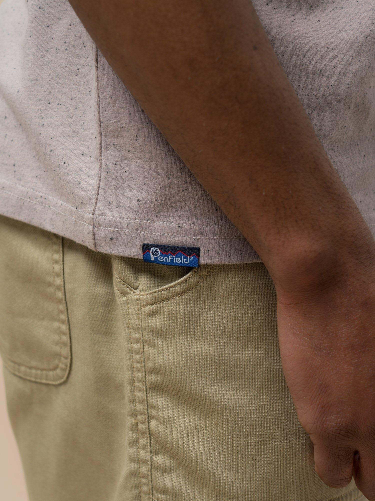Product image 6 of 9, which shows Penfield Cotton Retro Whale Print T-Shirt, Cloud Grey, S
