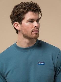 Penfield Cotton Textured T-Shirt, Blue Fusion - view 2, Blue Fusion