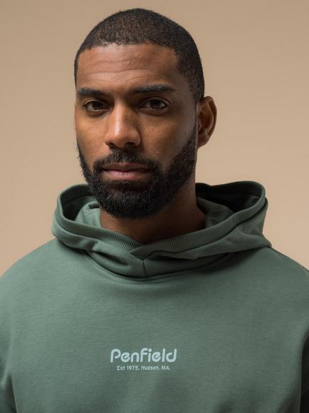 Penfield Circle Landscape Cotton Hoodie, Dark Forest - view 2, Dark Forest