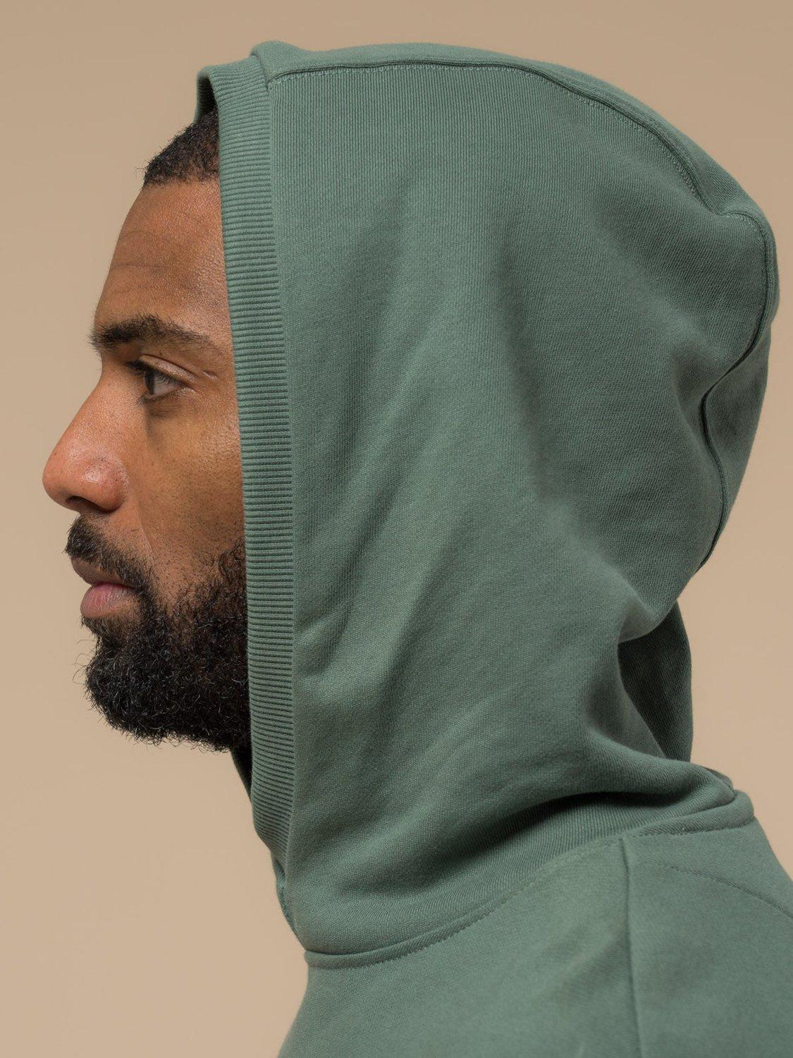 Product image 7 of 10, which shows Penfield Circle Landscape Cotton Hoodie, Dark Forest, S