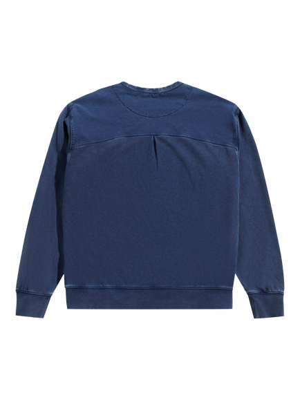 Penfield Newchester Panelled Crew Sweatshirt, Navy - view 2, Navy