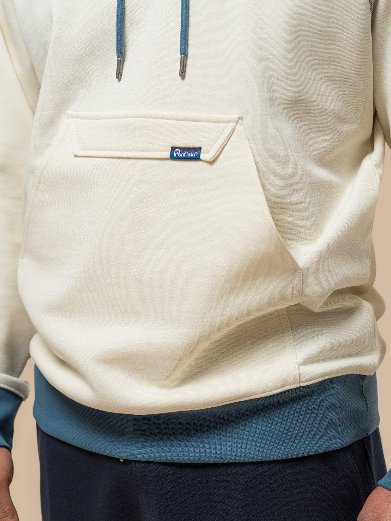 Product image 5 of 8, which shows Penfield Pac Jac Cotton Hoodie, Vanilla Ice, S