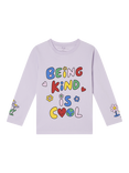 Stella McCartney Kids Kids' Cotton Jersey Being Kind T-Shirt