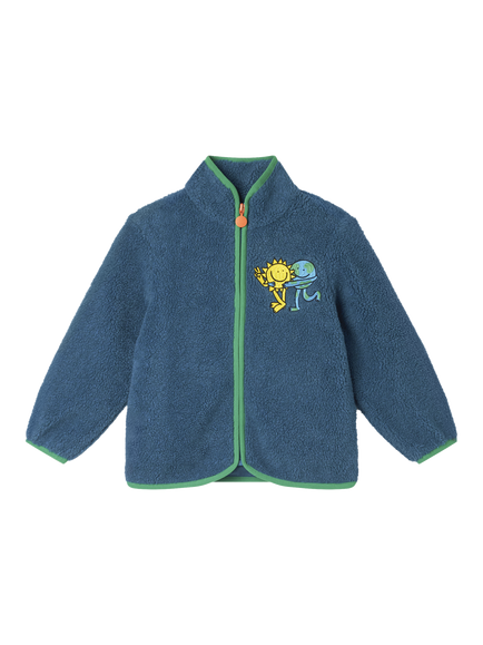 Stella McCartney Kids Kids' Jack Teddy Fleece Jacket, Blue, Blue