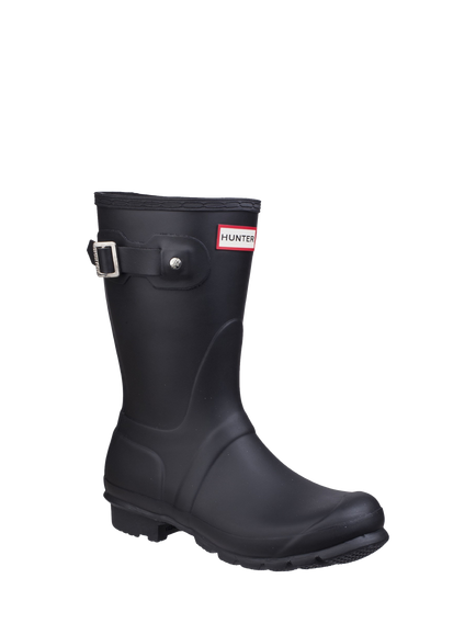 Hunter Original Short Wellington Boots - view 2, Black