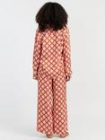 Chinti & Parker X Laura Whitmore Paradise Print Shirt, Terracotta
