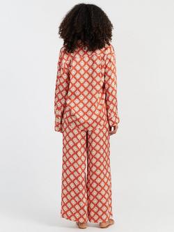 Chinti & Parker X Laura Whitmore Paradise Print Shirt - view 2, Terracotta