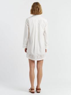 Chinti & Parker Broderie Anglaise Shirt Dress - view 2, Cream