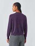 John Lewis Cotton Crew Neck Cardigan