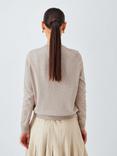 John Lewis Cotton Crew Neck Jumper, Toast
