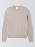 John Lewis Cotton Crew Neck Jumper, Toast