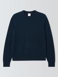 John Lewis Cotton Crew Neck Jumper, Navy