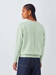 John Lewis Soft Cotton & Wool Blend V-Neck Jumper