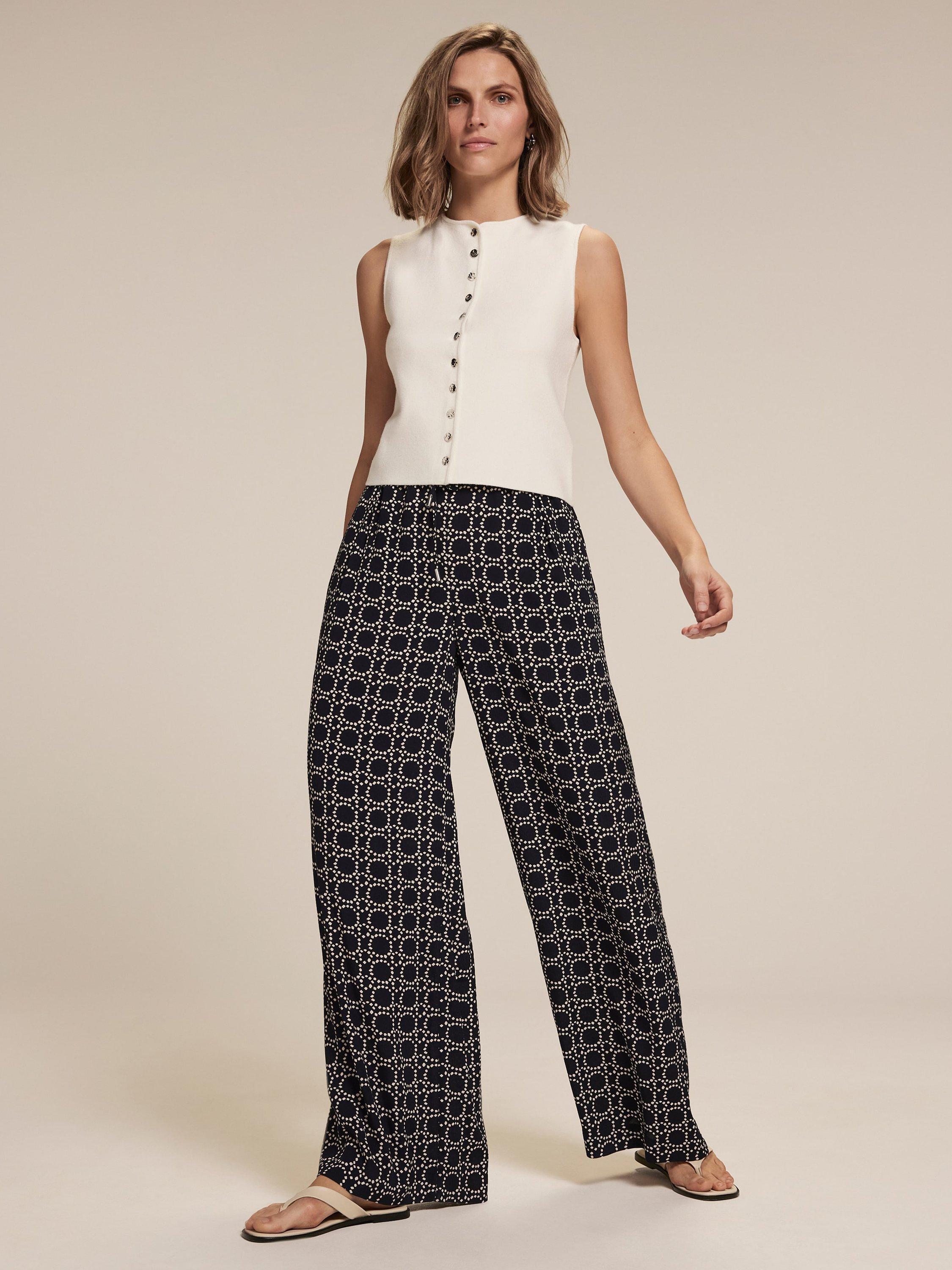 Product image 1 of 8, which shows Mint Velvet Knitted Cropped Waistcoat, White Ivory, L