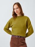 John Lewis Soft Cotton & Wool Blend Crew Neck Jumper