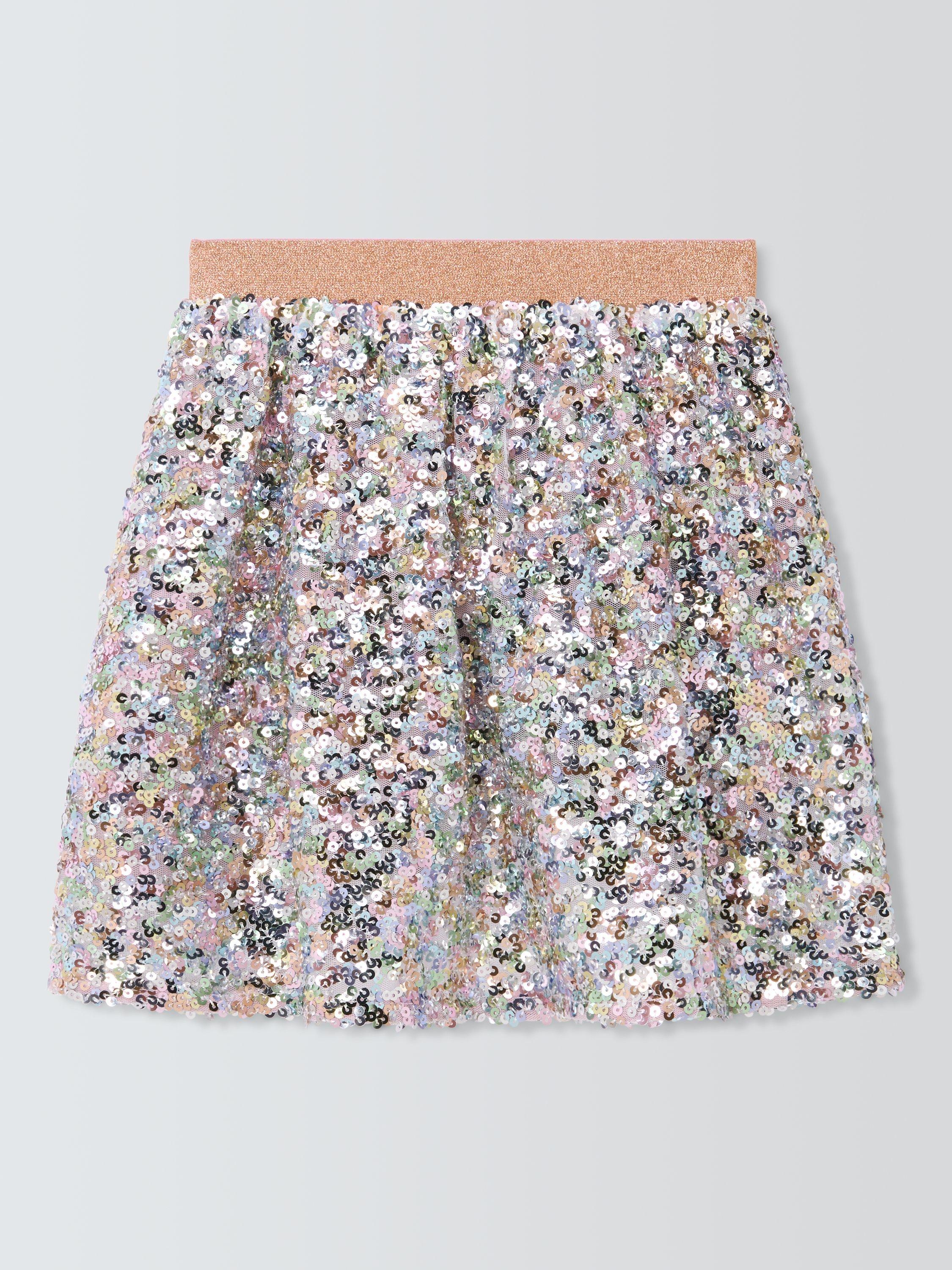 Product image 3 of 7, which shows John Lewis Kids' Sequin Party Skirt, Multi, 11 years