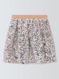 John Lewis Kids' Sequin Party Skirt, Multi
