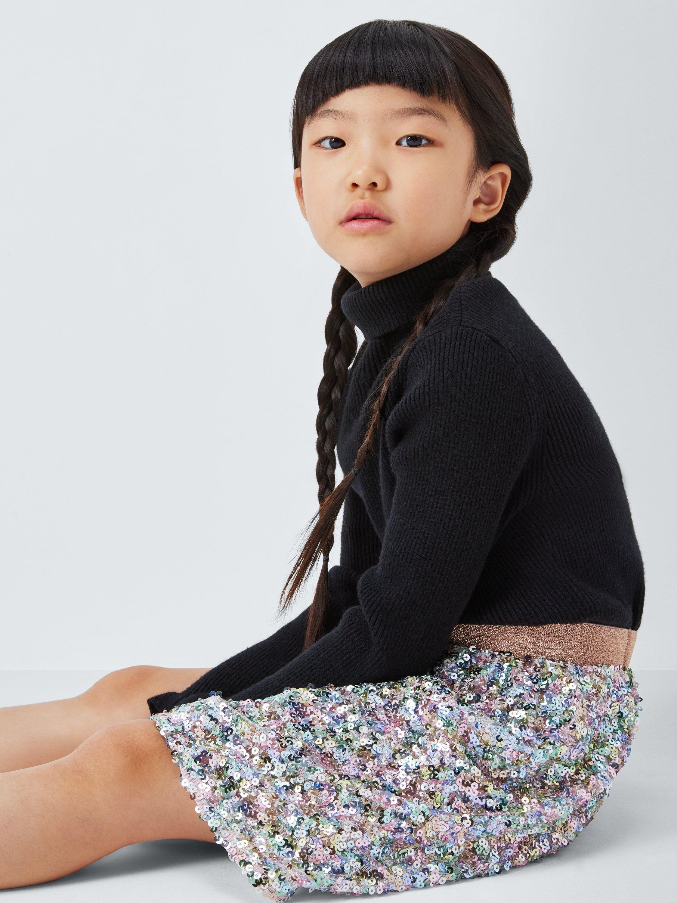 Product image 5 of 7, which shows John Lewis Kids' Sequin Party Skirt, Multi, 11 years