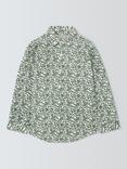 John Lewis Heirloom Collection Kids' Ditsy Floral Long Sleeve Shirt, Shale Green