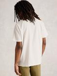 White Stuff Anderby Organic Cotton Regular Fit Short Sleeve Polo Shirt, Natural White